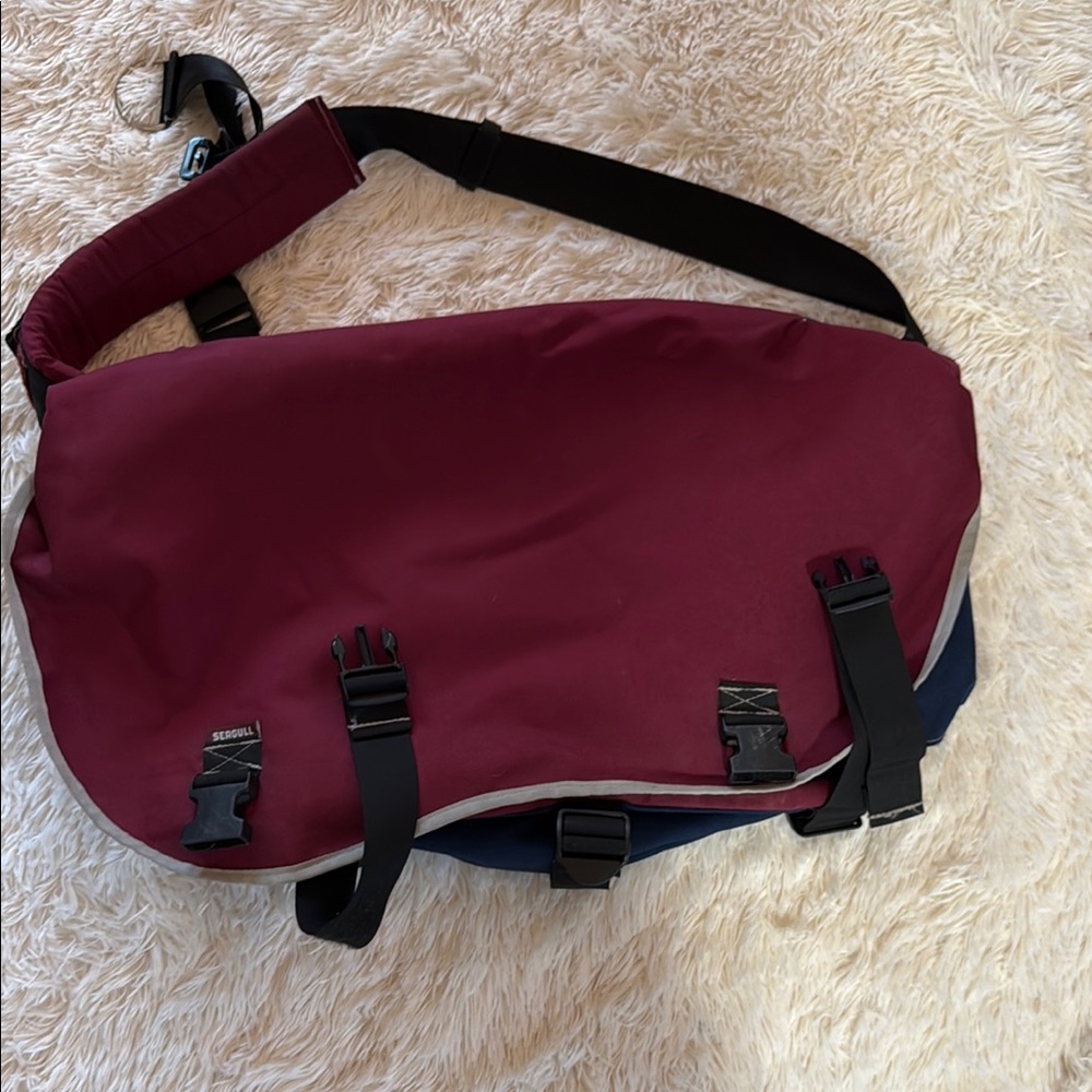 Seagull custom messenger bag